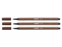 Een Viltstift STABILO Pen 68/45 medium bruin koop je bij EconOffice