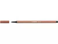 Een Viltstift STABILO Pen 68/75 medium sienna koop je bij Van Leeuwen Boeken- en kantoorartikelen