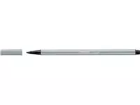 Viltstift STABILO Pen 68/95 medium middel koudgrijs