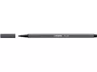 Een Viltstift STABILO Pen 68/97 medium diepkoud grijs koop je bij Van Leeuwen Boeken- en kantoorartikelen