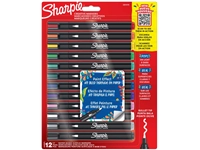 Viltstift Sharpie Creatieve marker assorti blister à 12 stuks