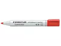 Viltstift Staedtler Lumocolor 351 whiteboard rond rood 2mm
