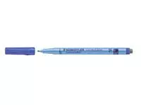 Een Viltstift Staedtler Lumocolor 305 non permanent correctable F blauw koop je bij Van Leeuwen Boeken- en kantoorartikelen