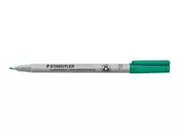 Een Viltstift Staedtler Lumocolor 316 non permanent F groen koop je bij EconOffice