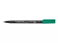 Een Viltstift Staedtler Lumocolor 318 permanent F groen koop je bij EconOffice
