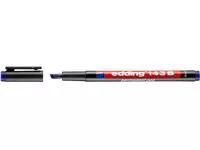Een Viltstift edding 143 schuin 1-3mm blauw koop je bij EconOffice