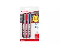 Viltstift edding 300 rond 1.5-3mm assorti blister à 2+1 gratis