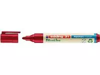 Een Viltstift edding 31 Ecoline voor flipover rond 1.5-3mm rood koop je bij EconOffice