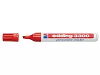 Een Viltstift edding 3300 schuin 1-5mm rood koop je bij Goedkope Kantoorbenodigdheden