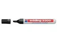 Een Viltstift edding 3300 schuin 1-5mm zwart koop je bij EconOffice