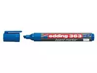 Een Viltstift edding 363 whiteboard schuin 1-5mm blauw koop je bij Totaal Kantoor Goeree