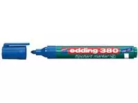 Een Viltstift edding 380 flipover rond 1.5-3mm blauw koop je bij EconOffice