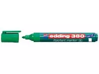 Een Viltstift edding 380 flipover rond 1.5-3mm groen koop je bij Van Leeuwen Boeken- en kantoorartikelen