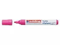 Een Viltstift edding 4500 textiel rond 2-3mm roze koop je bij EconOffice