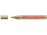 Een Viltstift edding 750 lakmarker rond 2-4mm goud koop je bij EconOffice
