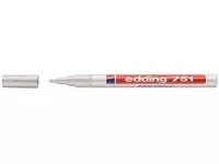 Een Viltstift edding 751 lakmarker rond 1-2mm wit koop je bij EconOffice