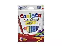 Een Viltstiften Carioca Magic set à 10 stuks assorti koop je bij EconOffice