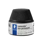 Een Viltstiftvulling Staedtler Lumocolor non-permanent 15ml zwart koop je bij L&amp;N Partners voor Partners B.V.