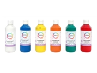 Een Vingerverf Qrea set à 6 kleuren 250ml koop je bij De Angelot