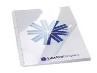 Een Voorblad GBC A4 PVC 200micron transparant 100stuks koop je bij Van Leeuwen Boeken- en kantoorartikelen