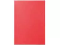 Een Voorblad GBC A4 lederlook rood 100 stuks koop je bij KantoorProfi België BV