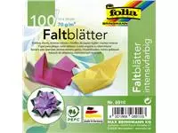 Een Origami papier Folia 70gr 10x10cm 100 vel assorti kleuren koop je bij EconOffice
