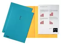 Een Vouwmap Esselte A4 manilla 180gr blauw koop je bij EconOffice