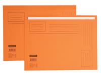 Een Vouwmap Quantore Folio ongelijke zijde 250gr oranje koop je bij KantoorProfi België BV