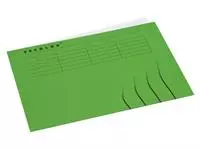 Een Vouwmap Secolor A4 gelijk 225gr groen koop je bij EconOffice