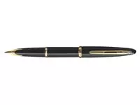 Een Vulpen Waterman Carene Sea black lacquer GT medium koop je bij Totaal Kantoor Goeree