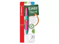 Een Vulpotlood STABILO Easyergo HB 1.4mm rechtshandig turquoise/neon roze blister à 1 stuk koop je bij EconOffice