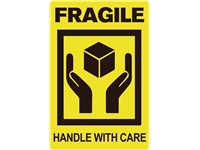 Een Waarschuwingsetiket IEZZY fragile handle with care 50,8mmx76,2mm 200st koop je bij Technipa Kantoorefficiency
