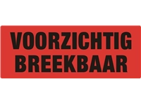 Een Waarschuwingsetiket IEZZY voorzichtig breekbaar 130mmx50mm 500 stuks koop je bij Totaal Kantoor Goeree