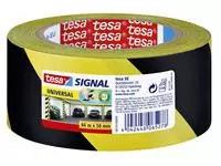 Een Waarschuwings- en markeringstape tesa® Signal Universal 66mx50mm geel/zwart koop je bij EconOffice