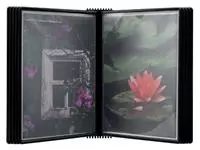 Een Wandelement Flex-O-Frame met 10-tassen zwart koop je bij EconOffice