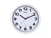 Een Wandklok MAUL Step RC Ø30x5cm kunststof wit/wit koop je bij Technipa Kantoorefficiency