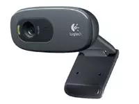 Een Webcam Logitech C270 antraciet koop je bij Van Leeuwen Boeken- en kantoorartikelen
