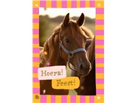 Wenskaart Hallmark uitnodiging paarden pak à 6 stuks