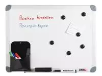 Een WHITEBOARD DESQ 60X90CM IN KUNSTSTOF DRAAGKOFFER koop je bij Kantoorvakhandel van der Heijde