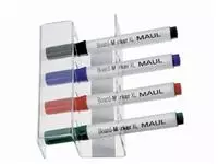 Een Whiteboard stifthouder MAUL universeel acryl magnetisch voor 4 stiften koop je bij L&amp;N Partners voor Partners B.V.