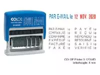 Een Woord-datumstempel Colop S120 mini-info dater 4mm frans koop je bij MV Kantoortechniek B.V.