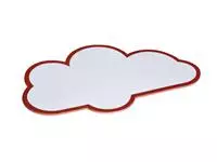 Een Workshopkaarten MAUL wolk 27x43cm wit 20stuks koop je bij EconOffice