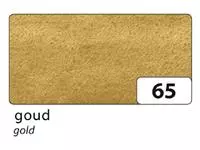 Een Zijdevloeipapier Folia 50x70cm 20gr nr65 goud 5 vel koop je bij Kantoorvakhandel van der Heijde
