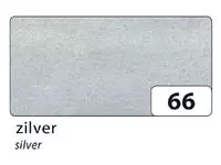 Een Zijdevloeipapier Folia 50x70cm 20gr nr66 zilver 5 vel koop je bij Van Hoye Kantoor BV