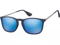 Een Zonnebril Montana met Revo blauw glas en metalen pootje blauw koop je bij EconOffice
