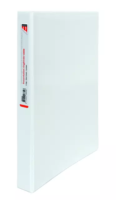 Een Presentatieringband Quantore A4 Maxi 4-rings D-mech 20mm wit koop je bij Van Leeuwen Boeken- en kantoorartikelen