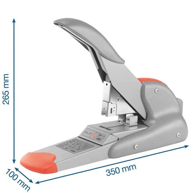 Een Nietmachine Rapid Supreme duax heavy duty 170 vel zilver/oranje koop je bij KantoorProfi België BV