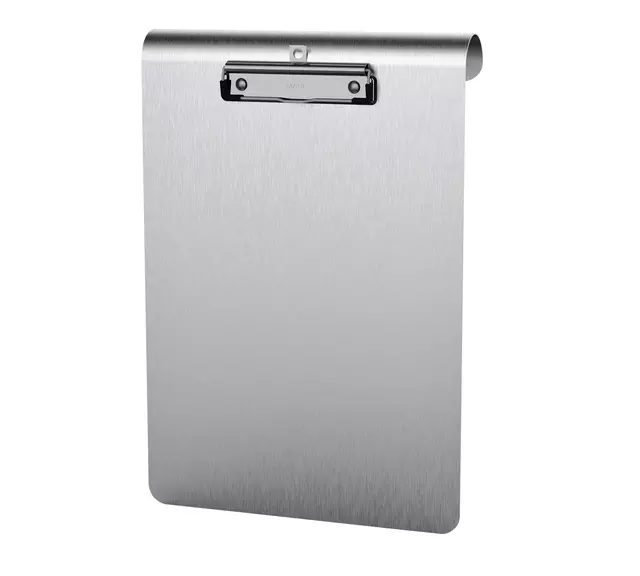 Een Klembord MAUL Medic A4 staand met boog aluminium met RVS klem koop je bij EconOffice