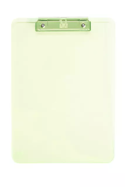Een Klembord MAUL A4 staand transparant PS neon geel koop je bij KantoorProfi België BV