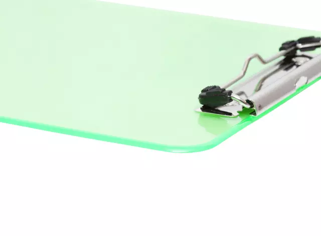 Een Klembord MAUL A4 staand transparant PS neon groen koop je bij KantoorProfi België BV